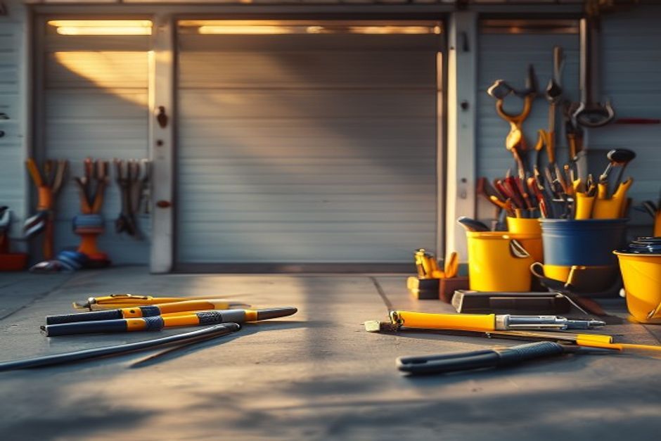 James Carter and Sons Garage Door Repairs LLC — professional Garage Door Repair in Oak Park, branded work van and team — Garage Door Repair near me